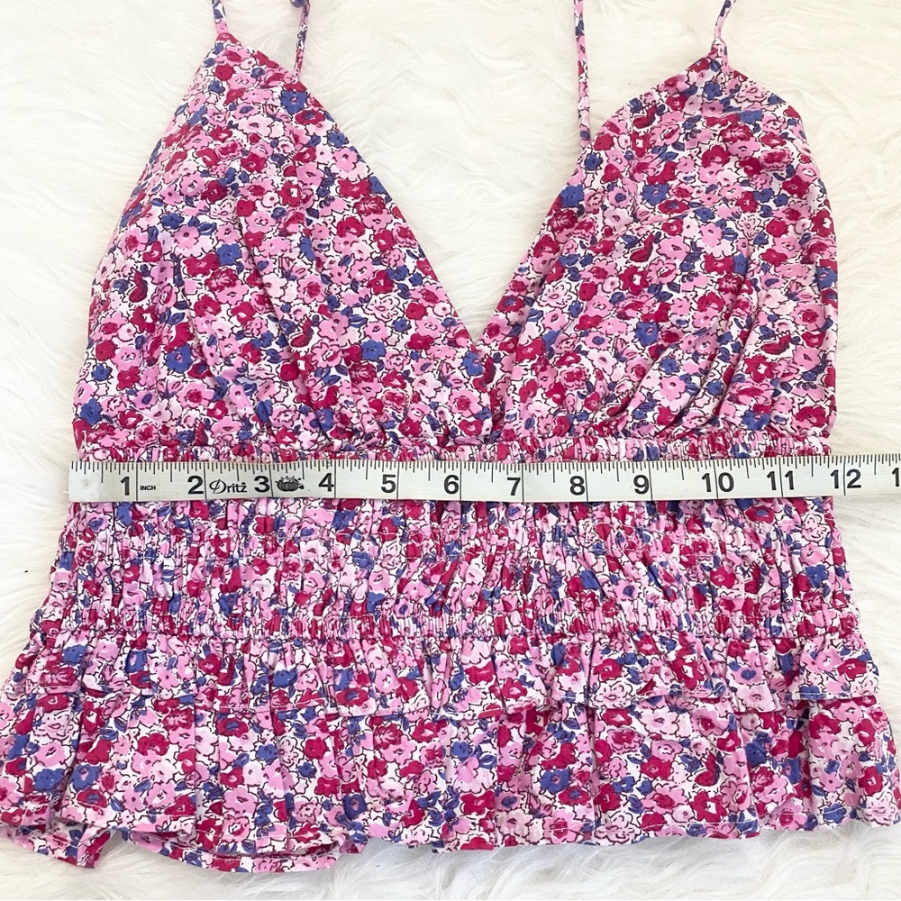 SIM & SAM Floral Print Top - Picture 4 of 5